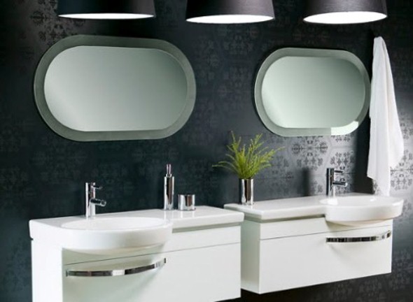 Espelhos para decorar o banheiro 015