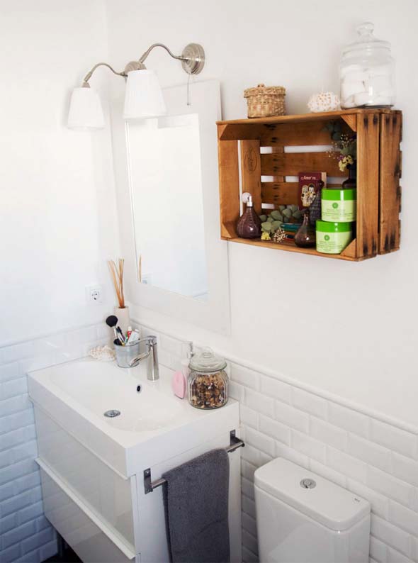Decoração simples e útil para o banheiro ficar mais organizado -> Banheiro Simples E Organizado Decoração simples e útil para o banheiro ficar mais organizado -> Banheiro Simples E Organizado