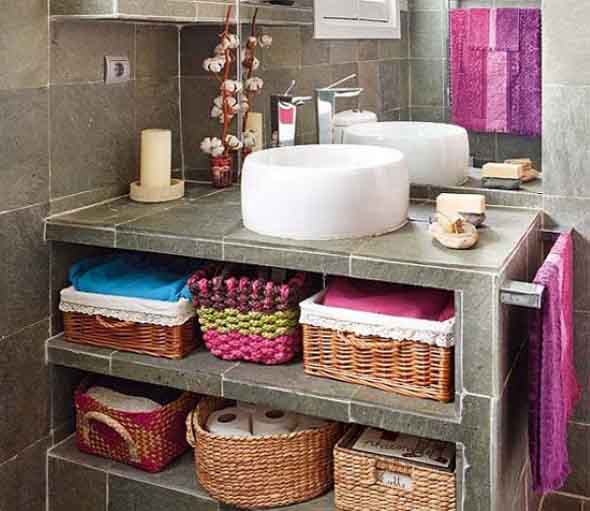 Decoração simples e útil para o banheiro ficar mais organizado -> Banheiro Simples E Organizado Decoração simples e útil para o banheiro ficar mais organizado -> Banheiro Simples E Organizado