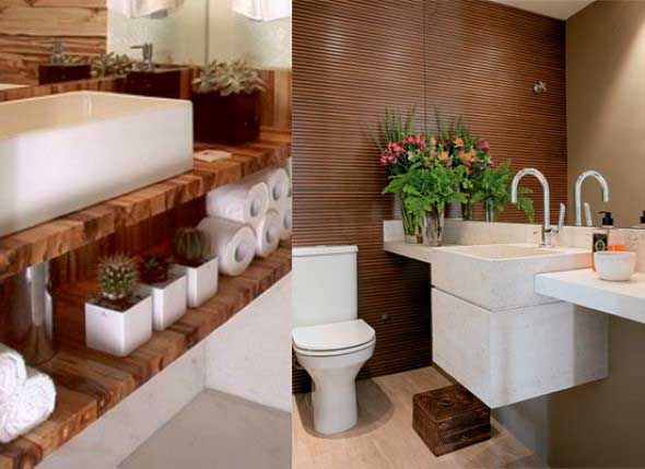 Organizando o banheiro com cachepô -> Acessorios Para Decoracao De Banheiro Organizando o banheiro com cachepô -> Acessorios Para Decoracao De Banheiro