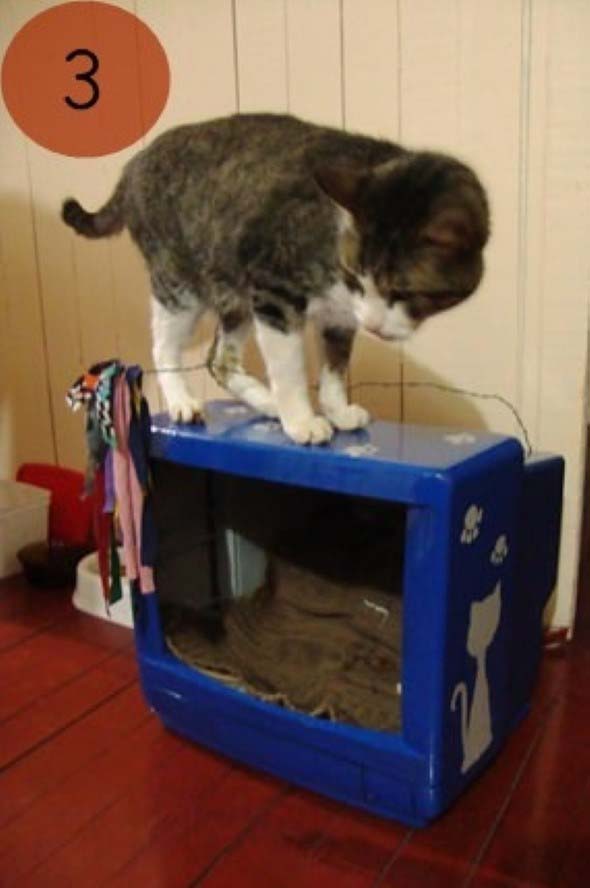 Decoração com televisão de tubo