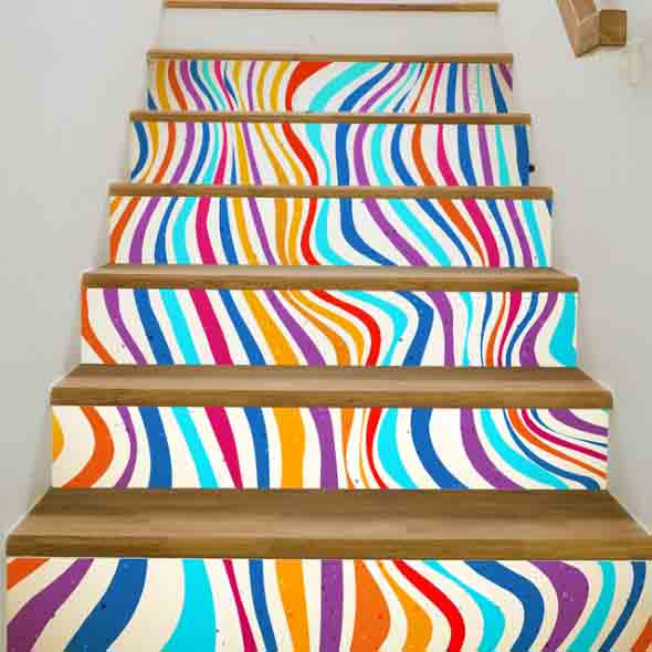 Escadas coloridas 012