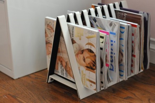 DIY - Porta revistas artesanal 001