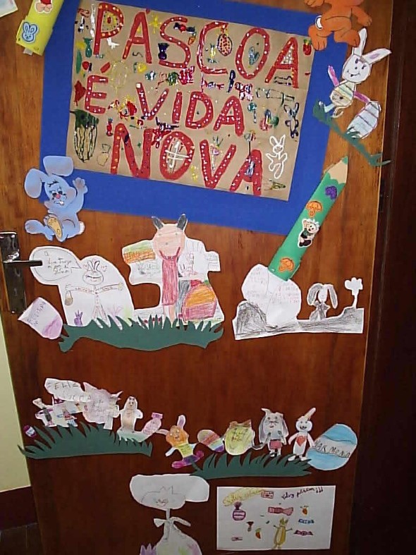 Decoração para sala de aula na páscoa 005