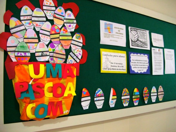 Decoração para sala de aula na páscoa 009