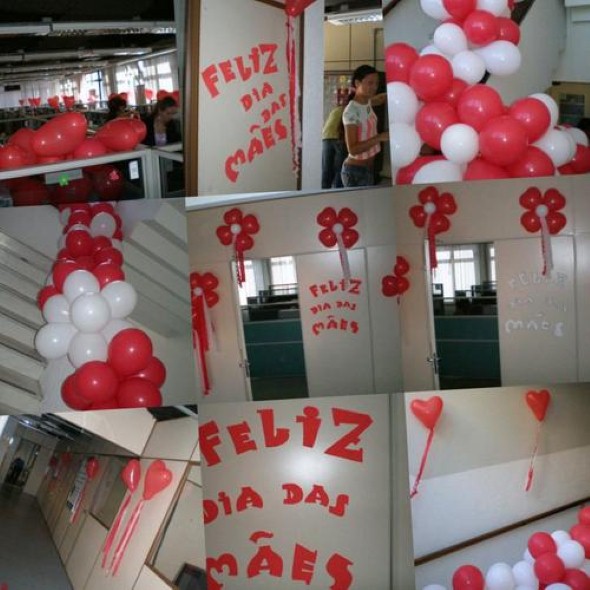 Decoração sala de aula Dia das Mães 006