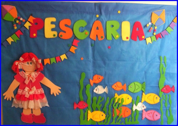 Decoração Festa Junina escola 002