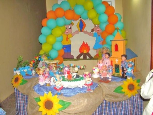 Decoração Festa Junina escola 005