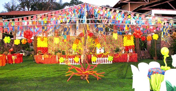 Decoração Festa Junina escola 007