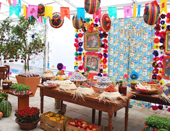 Decoração mesa Festa Junina 009