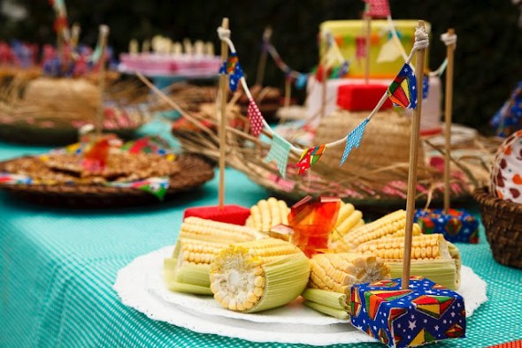 Decoração mesa Festa Junina 012