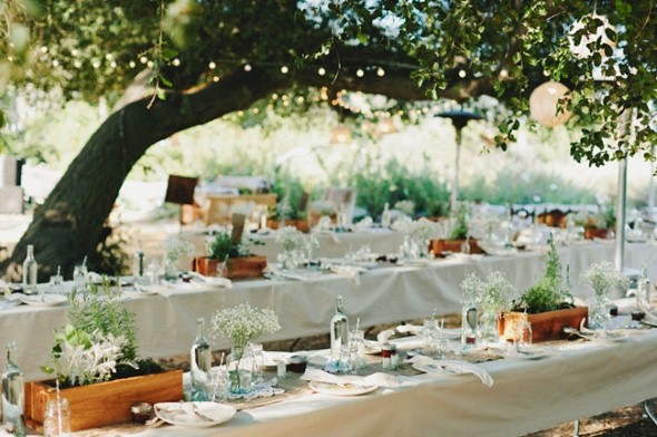 Decoração para festa de casamento de manhã 010