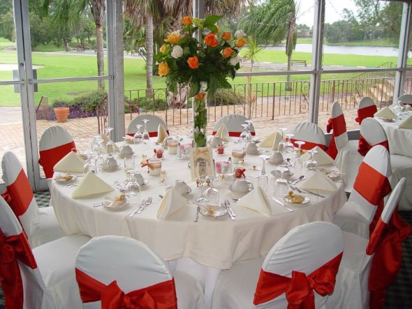 Decoração para festa de casamento de manhã 016