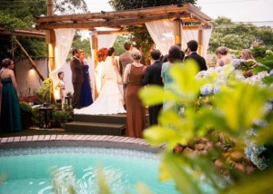 Decoração para festa de casamento de tarde 001