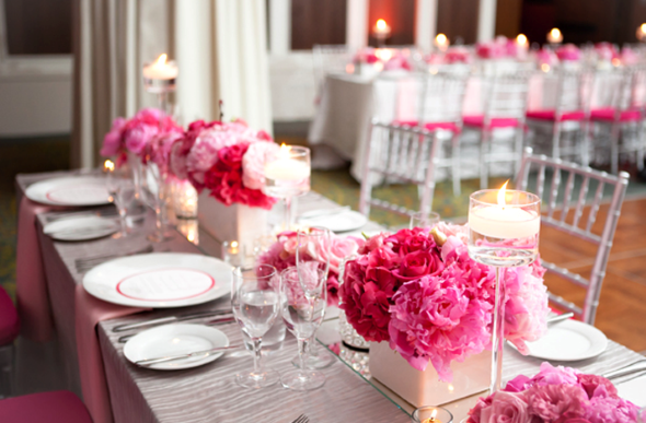 Decoração para festa de casamento de tarde 002