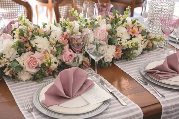 Decoração para festa de casamento de tarde 015