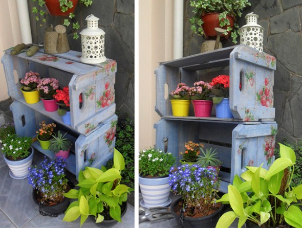 Decoração com pallets, caixotes e carretéis 014