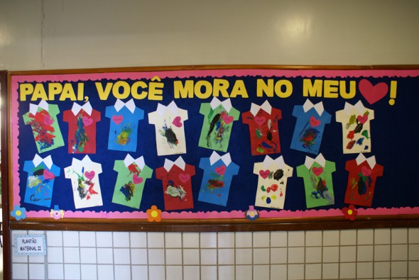 Decoração sala de aula Dia dos Pais 002