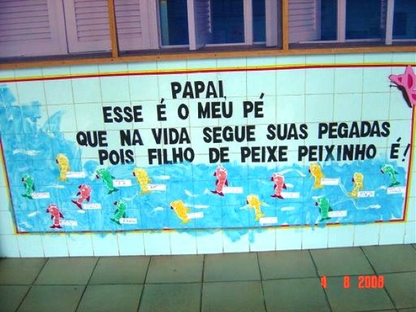 Decoração sala de aula Dia dos Pais 013