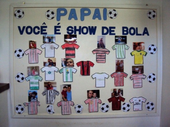 Decoração sala de aula Dia dos Pais 014