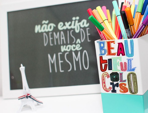 Letras e frases na decoração 015