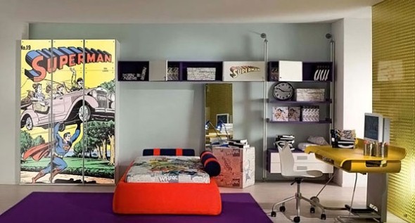 Decoração com história em quadrinhos 002