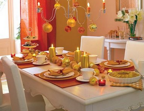 decoração linda de mesa natal 1