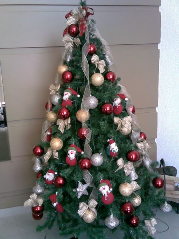 Como decorar a árvore de Natal 001
