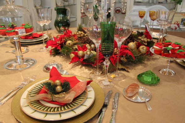 24 idéias de como decorar a mesa de Natal