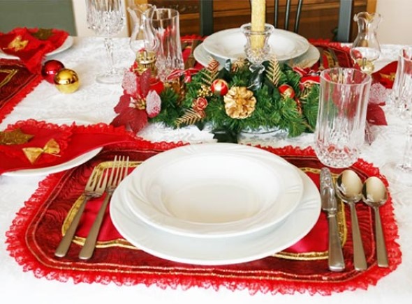 Como decorar a mesa de Natal 013