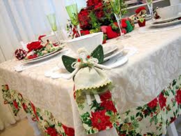 Como decorar a mesa de Natal 014