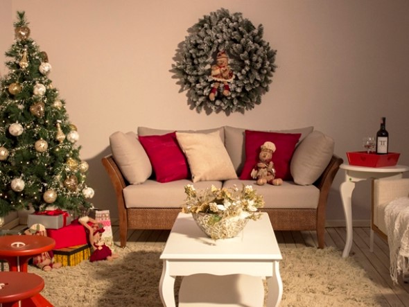 Resultado de imagem para casa decorada para natal