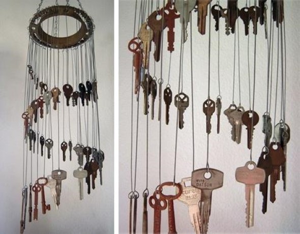 Transforme chaves velhas em objetos de decoração 007