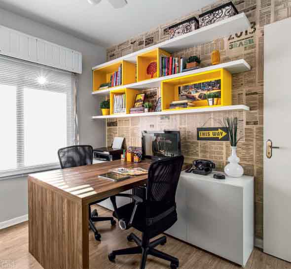Ideias simples para organizar seu Home Office 009