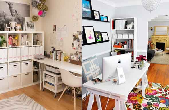 Ideias simples para organizar seu Home Office 013