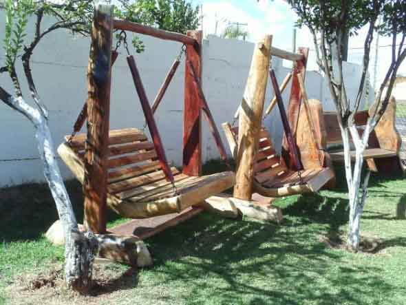 Móveis para decorar seu jardim 008