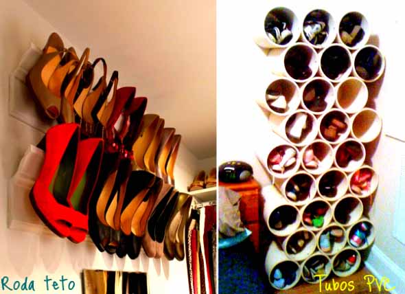 Ideias práticas para organizar seus sapatos 012