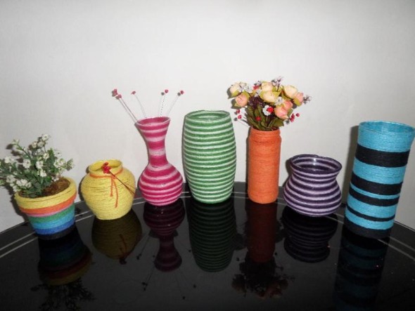 Vasos artesanais decorativos 002