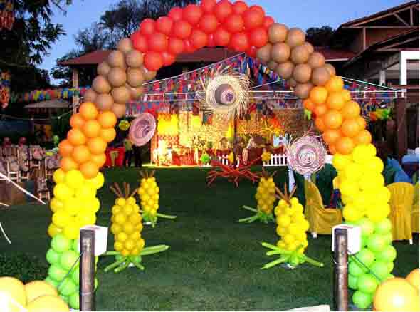 Decoração para festa junina no sítio 015