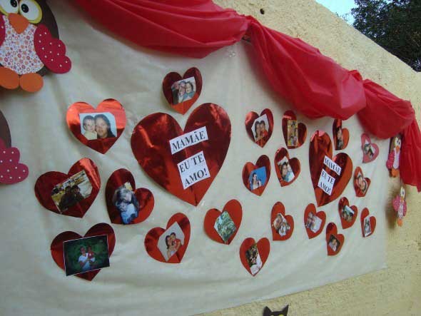 Decoração para o Dia das Mães em escola 010