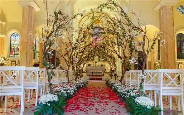 Decorar igreja para casamento 013