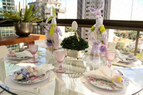Decorar mesa de almoço para comemorar a Páscoa 005