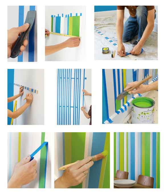 Como pintar as paredes com moldes 016