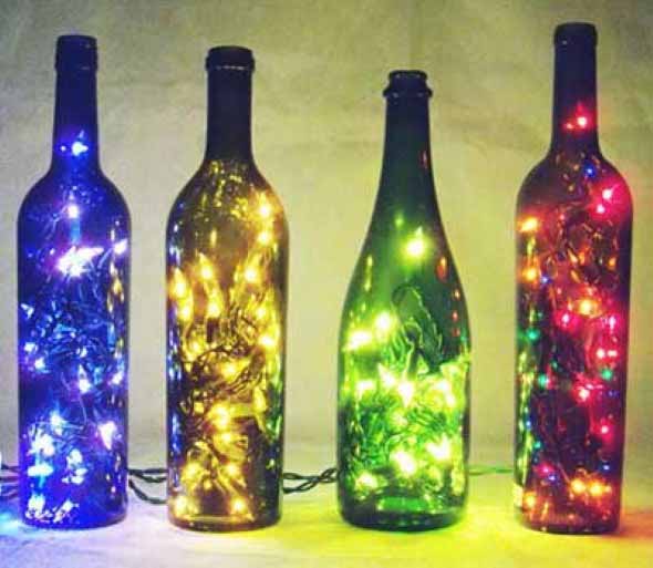 usar garrafas de vidro na decoração 012