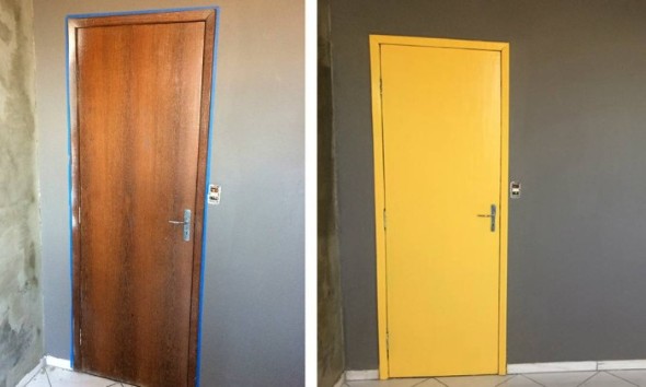 DIY - Como pintar uma porta de madeira 006