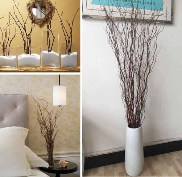 Decorar ambientes com galhos secos 016