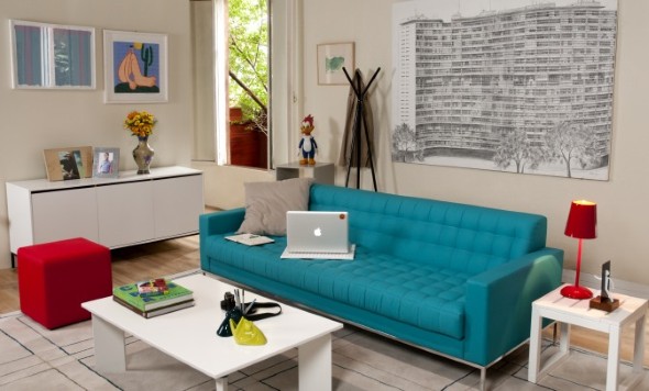 Decore sua casa com móveis coloridos 005