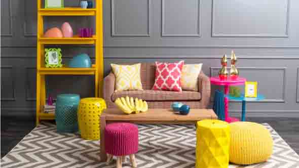 Decore sua casa com móveis coloridos 011