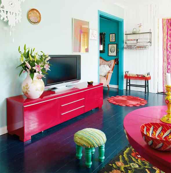 Decore sua casa com móveis coloridos 017