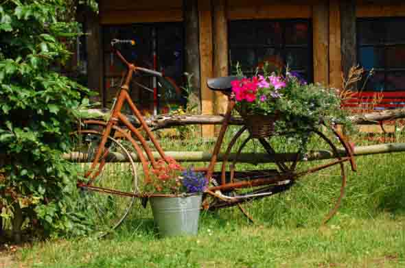 Bicicletas antigas na decoração 005